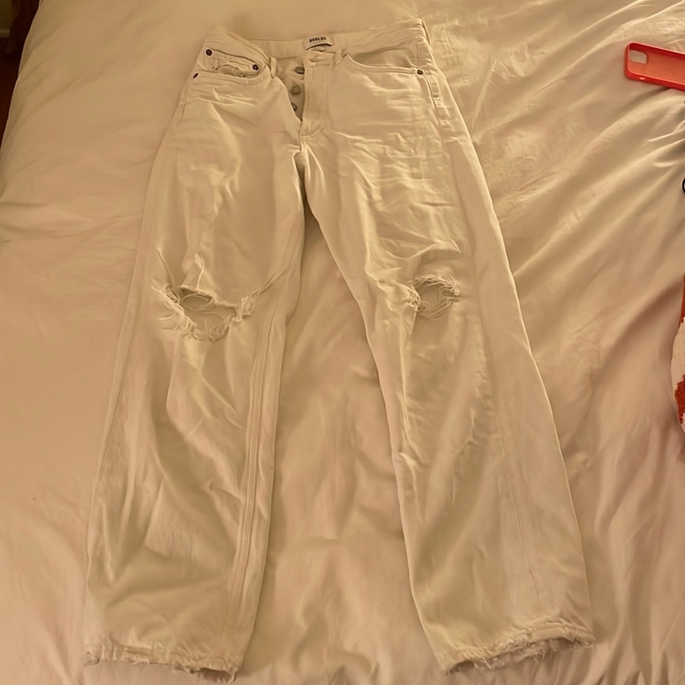 Agolde white jeans size 27